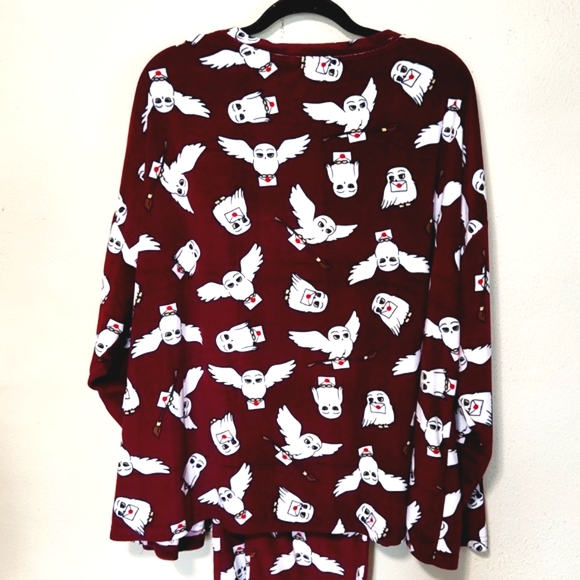 Harry Potter Hogwarts Sleepwear 2 Piece Pajama Set Size 3XL EUC! - Picture 7 of 11